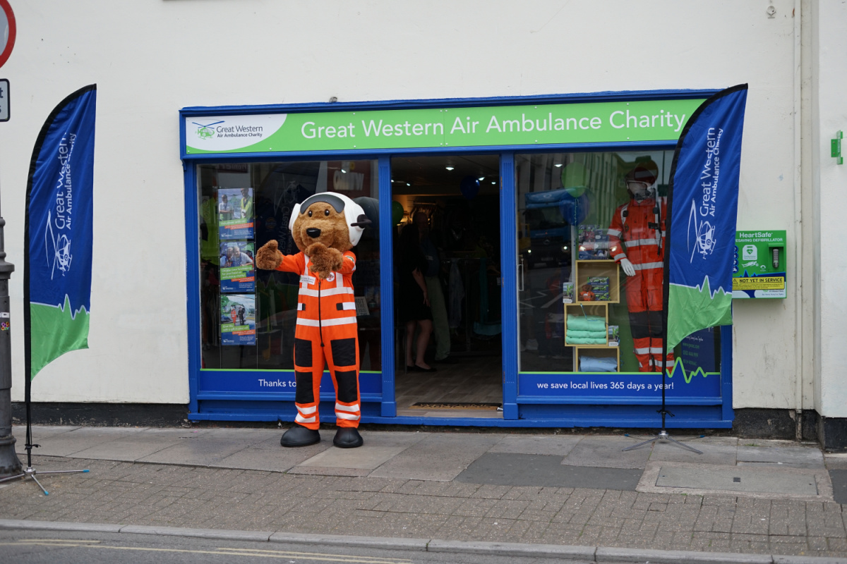 Great Western Ambulance charity shop in Cheltenham 